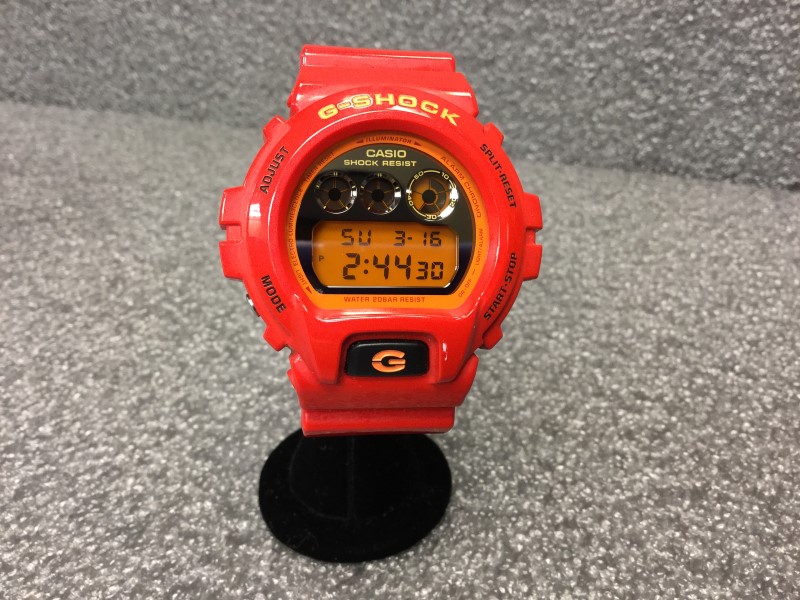 CASIO G-SHOCK 3230 RED DW6900CB-4 WATCH Shock Resistant Very Good | Buya