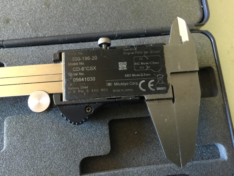 MITUTOYO 50019620 CD6" CSX ABSOLUTE DIGITAL CALIPER Good Buya