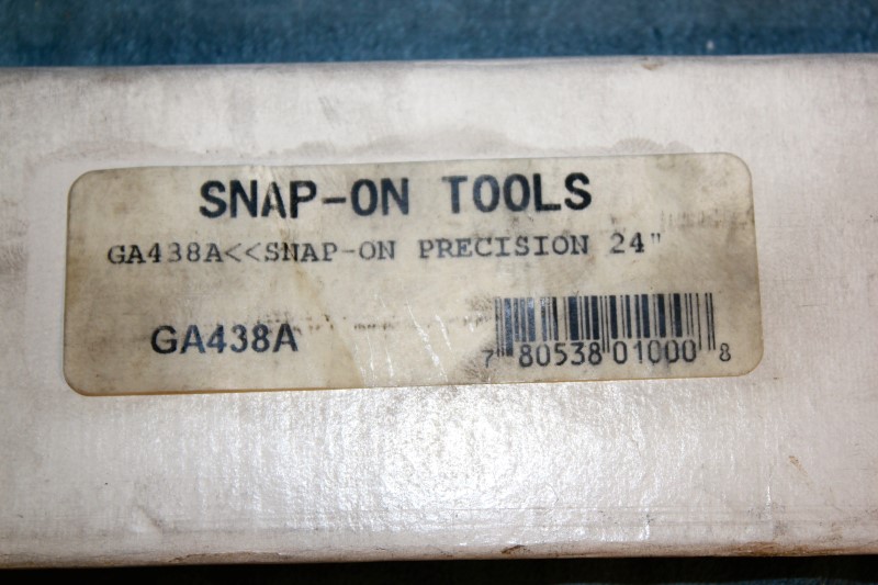 SnapOn Straight Edge Precision 24" GA438A Like New Buya