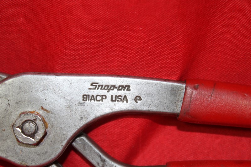 SnapOn Adjustable Slip Joint Interlocking Channel Pliers 91ACP USA