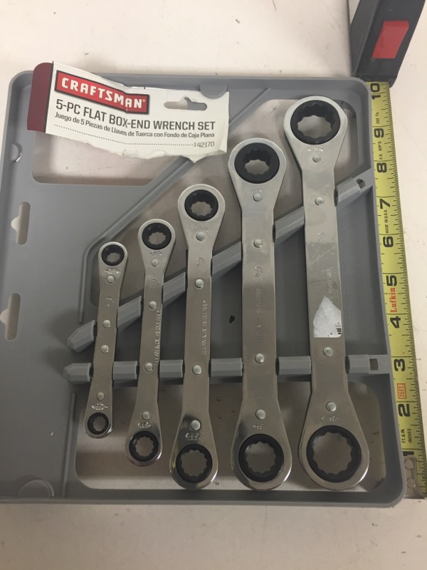 NEW Craftsman 5pc MM/Metric Offset Box End Ratchet Wrench SetFREE