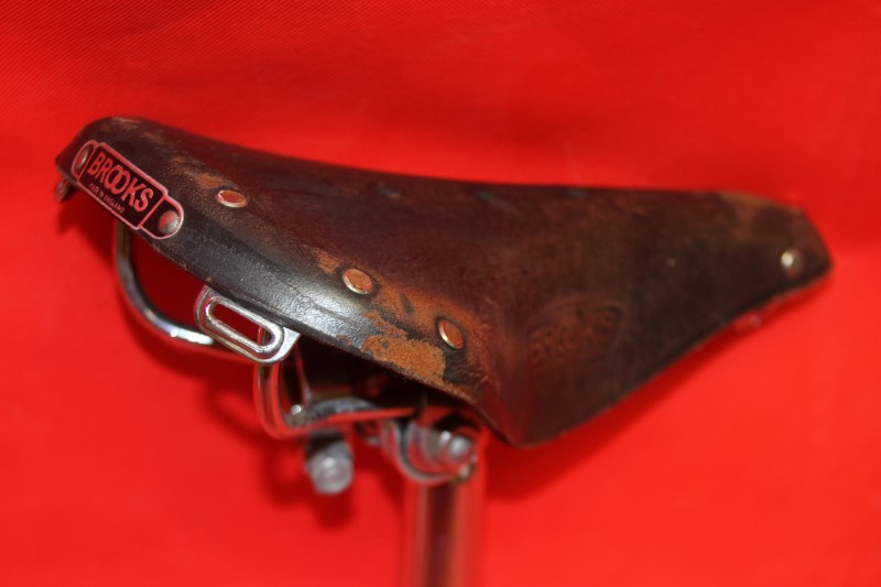 vintage brooks bike seat