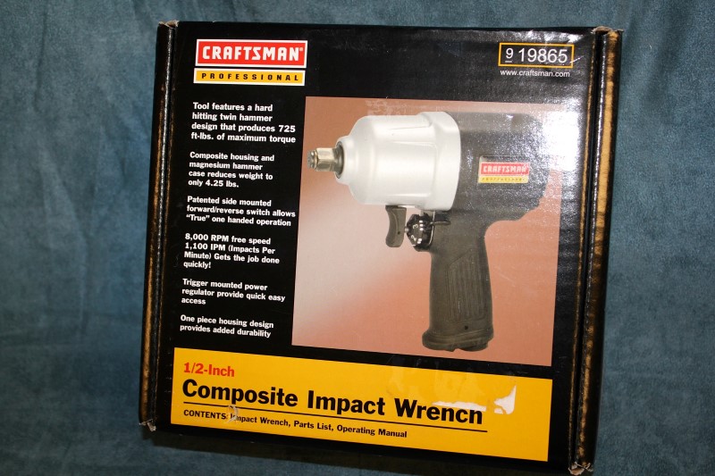 Craftsman 1/2" Composit Impact Wrench Model 875.198650 Like New Buya