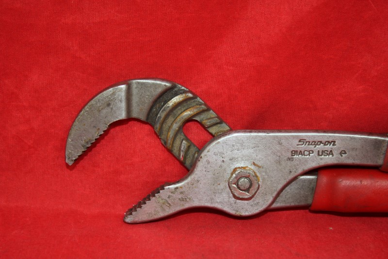 SnapOn Adjustable Slip Joint Interlocking Channel Pliers 91ACP USA