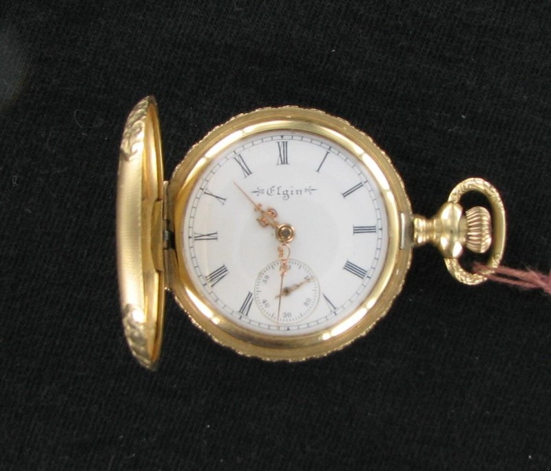 ELGIN WATCH 1898 14K GOLD POCKET Brand New Buya