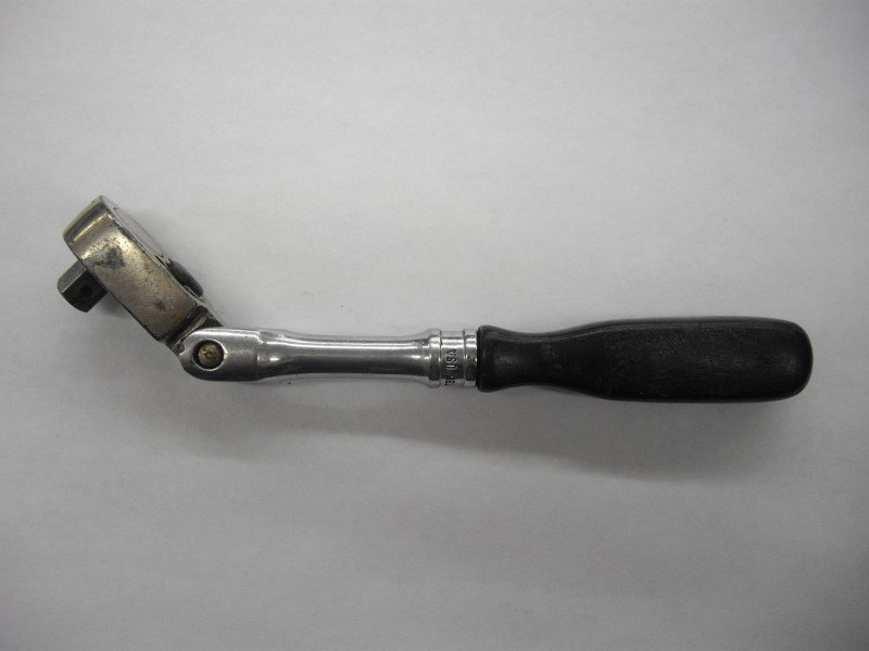 "VINTAGE" SNAP ON Sockets/Ratchet F735 3/8" FLEXHEAD PLASTIC HANDLE
