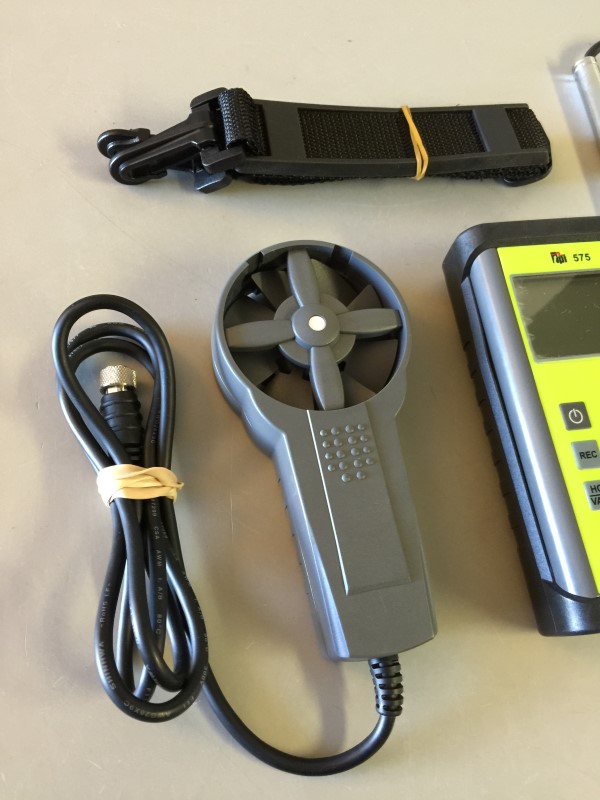 TPI 575 DIGITAL VANE/HOTWIRE ANEMOMETER KIT Very Good Buya