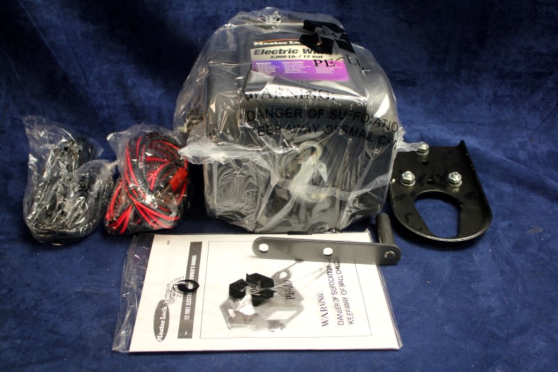 Master Lock 12Volt DC Portable Winch Model 2953AT Like New Buya