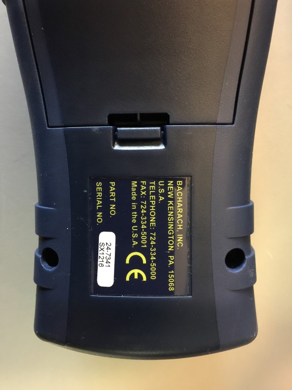 BACHARACH FYRITE INTECH 237341 CO, O2 COMBUSTION ANALYZER Very Good Buya