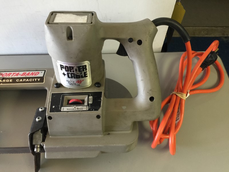 PORTERCABLE 7724 Big Capacity VariableSpeed PortaBand Saw Good Buya