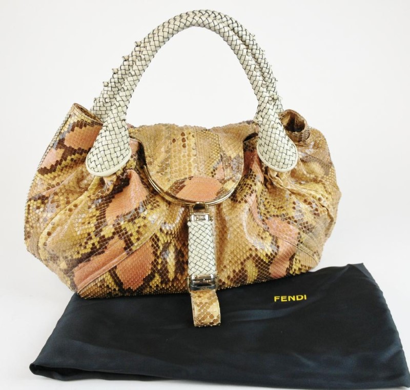 fendi first python bag