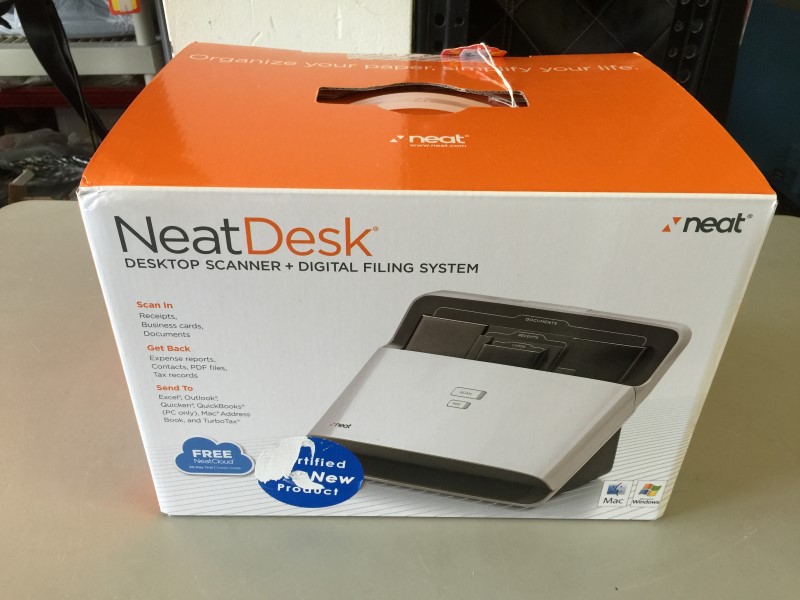 NEAT NEATDESK Desktop Scanner and Digital Filing System Brand New Buya