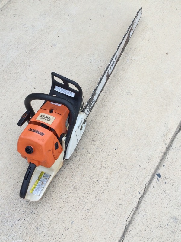 Stihl MS 660 Professional Use Chainsaw 32" Bar Very Good Buya