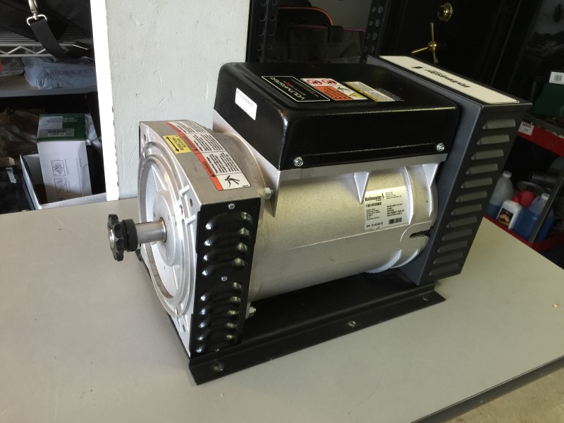 WANCO VOLTMASTER AR100 9500 WATT GENERATOR HEAD 120/240 Like New Buya