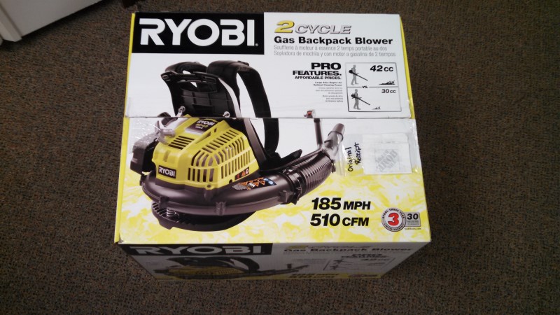 Ryobi Bp Mph Cfm Cycle Backback Leaf Blower Brand New Buya