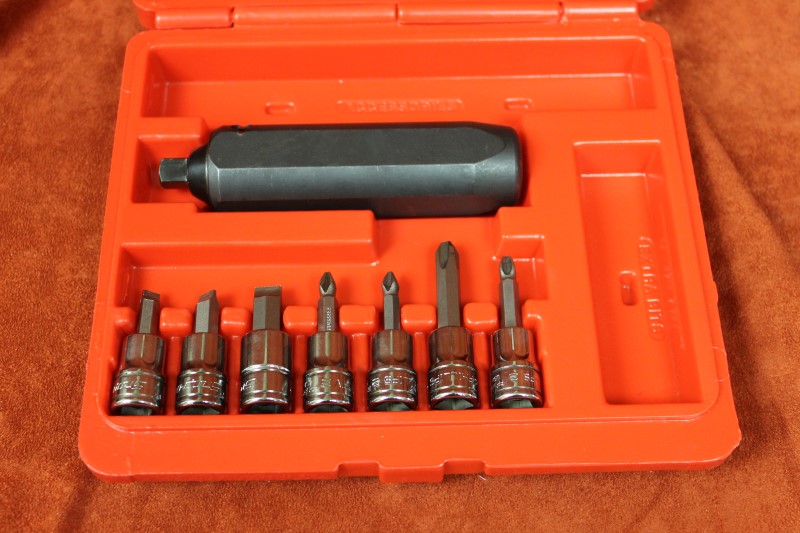 Snap On Tools 38 Drive Impact Driver Set Pit120 8 Piece 208epit 7431