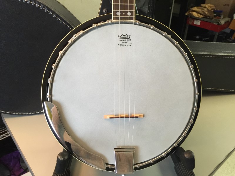 AUSTIN 5STRING RESONATOR BANJO KIT W/CASE, PICKS Like New Buya