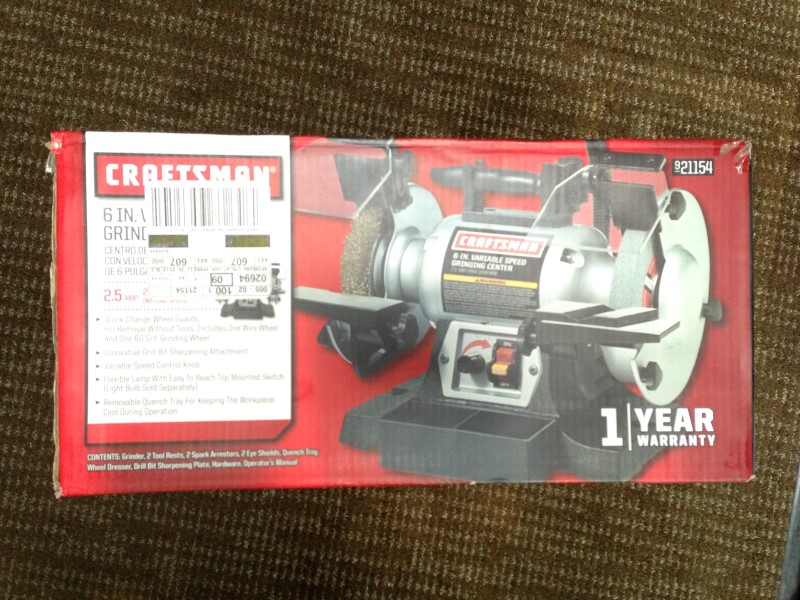 Craftsman Variable Speed 6" Grinding Center (21154) / Bench Brand New Buya