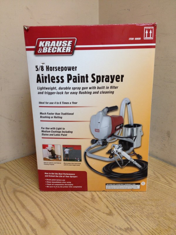 KRAUSE & BECKER Airless Sprayer AIRLESS PAINT SPRAYER Brand New Buya