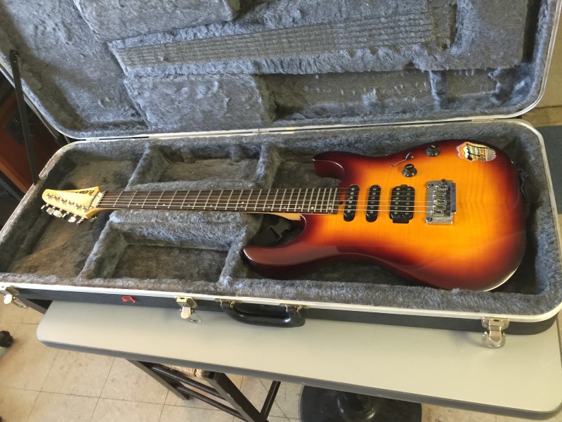 WASHBURN MERCURY SERIES MG FLAME SUNBURST ELECTRIC GUITAR Good Buya