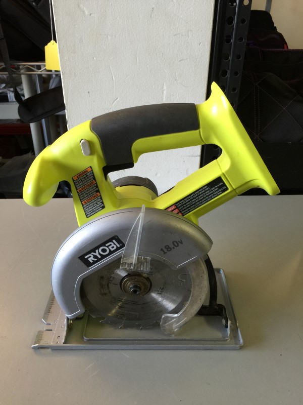 RYOBI P501G 18 VOLT LITHIUM CORDLESS Circular Saw TOOL ONLY Very Good