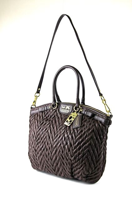 coach madison quilted leather shoulder bag