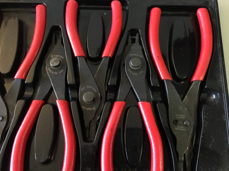 SNAPON SRPC105 5 PC SNAP RING PLIER SET Very Good Buya
