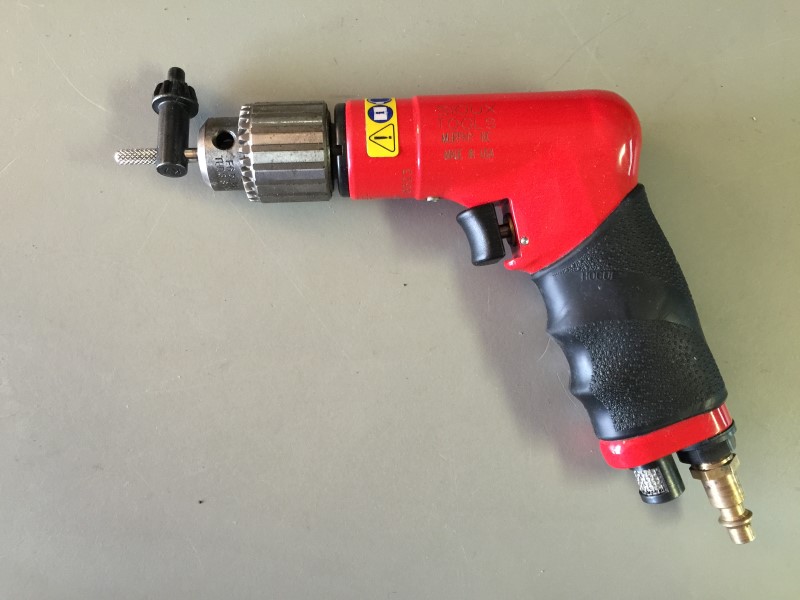 SIOUX 1410 1/4" PISTOL GRIP AIR DRILL 2600 RPM PALM DRILL Like New Buya