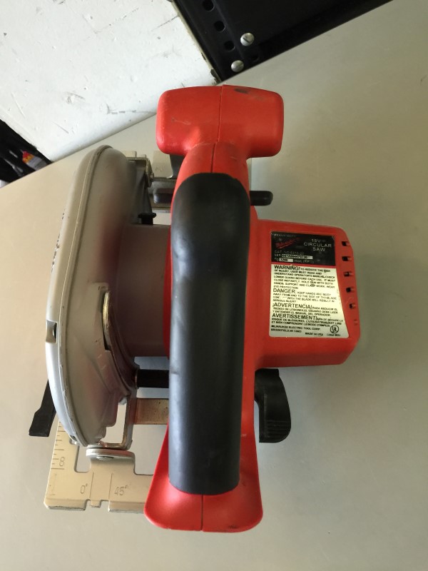 Milwaukee 631020 18 Volt 61/2" Cordless Circular Saw Tool Only Good