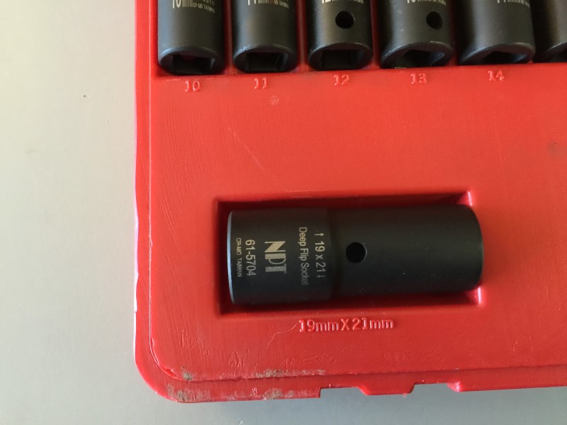 NAPA 29 Piece PROFESSIONAL IMPACT SOCKET SET 1/2" DEEP SAE/METRIC Like