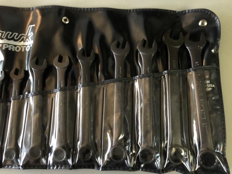 BLACKHAWK By Proto BL014M 14PC METRIC COMBINATION WRENCH SET Like New