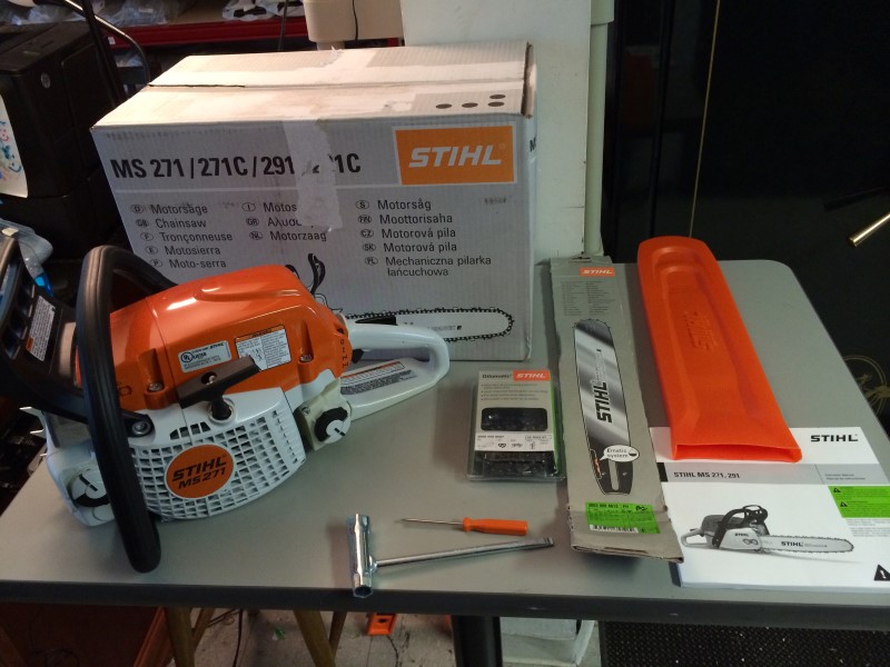 STIHL MS271 16" GAS CHAINSAW 50CC BRAND NEW IN BOX Brand New Buya