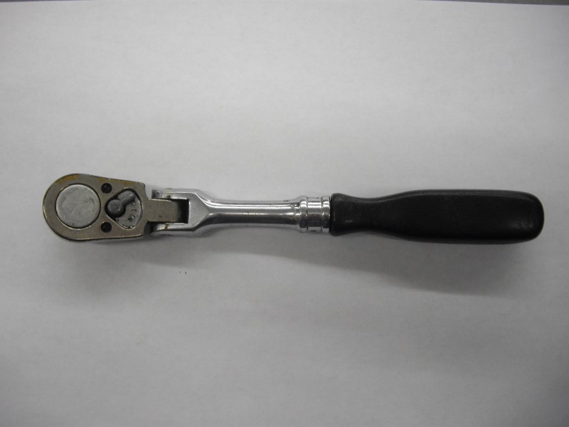 "VINTAGE" SNAP ON Sockets/Ratchet F735 3/8" FLEXHEAD PLASTIC HANDLE