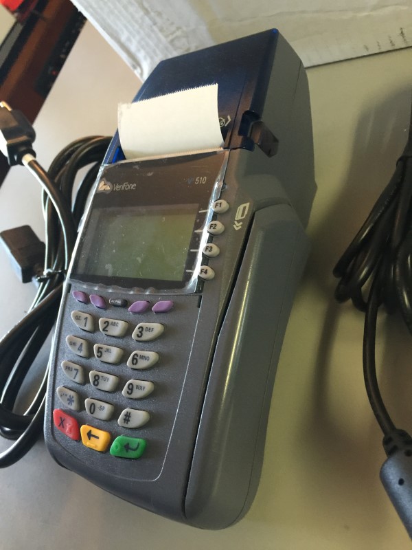 verifone credit card terminal