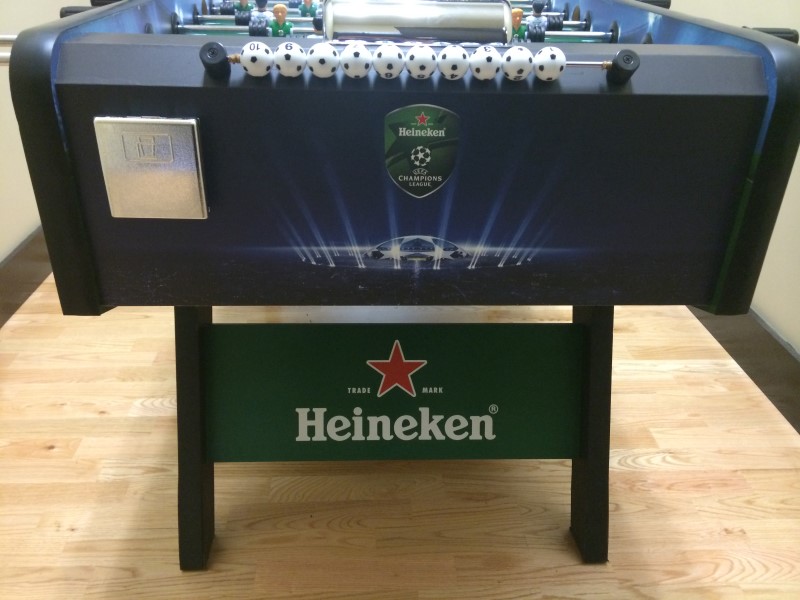 HEINEKEN UEFA CHAMPIONS LEAGUE FOOSBALL TABLE Like New Buya