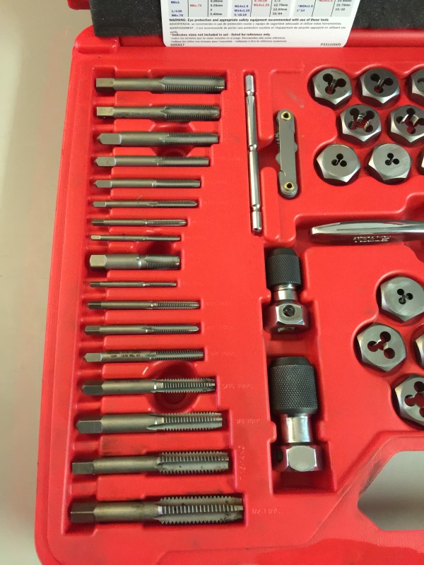 MATCO TOOLS 675TD 75 PIECE TAP AND DIE THREADING SET Very Good Buya