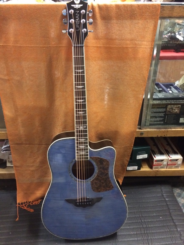 Keith Urban Player Acoustic Guitar Kit Denim Blue with 30 Songs in 30