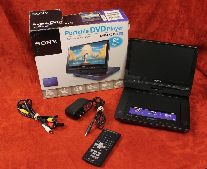 Sony Dvp Fx930 9 Inch Portable Dvd Player Azul Blue Good Buya