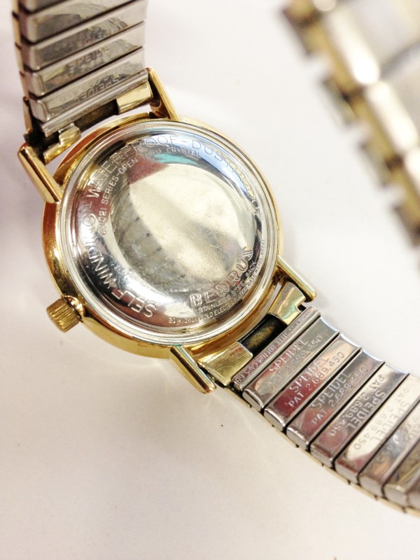 Benrus Series 3021 Selfwinding Goldtone Watch Very Good Buya