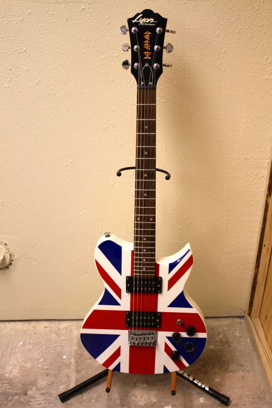 Washburn Lyon Def Leppard Electric Guitar with Hard Case Very Good Buya