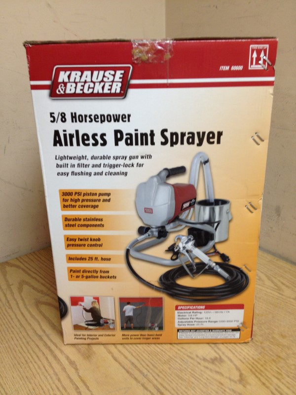 krause & becker airless paint sprayer