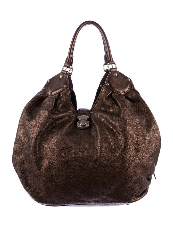 LOUIS VUITTON Handbag MOREDORE METALLIC MAHINA XL Acceptable | Buya