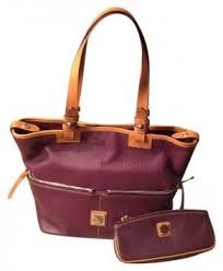 dooney and bourke purple handbag