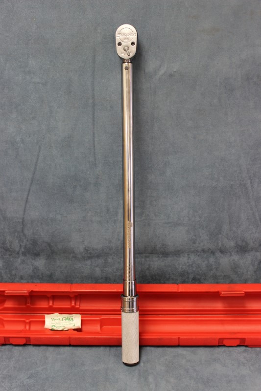 SnapOn 1/2" Dr. Click Type Torque Wrench Model QD3R250 Very Good Buya