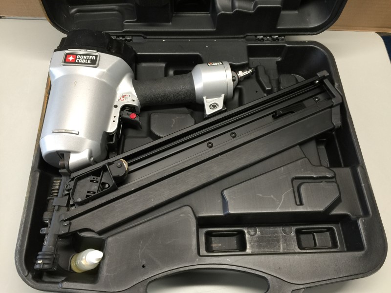 PORTER CABLE FC350A 2" to 31/2" ClippedHead Framing Nailer Very Good