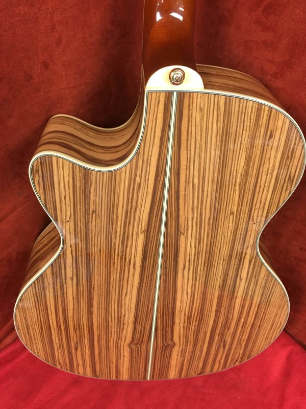 ESP LTD XTONE XEWZ EXOTIC WOOD ZEBRAWOOD ACOUSTIC GUITAR. Very Good Buya