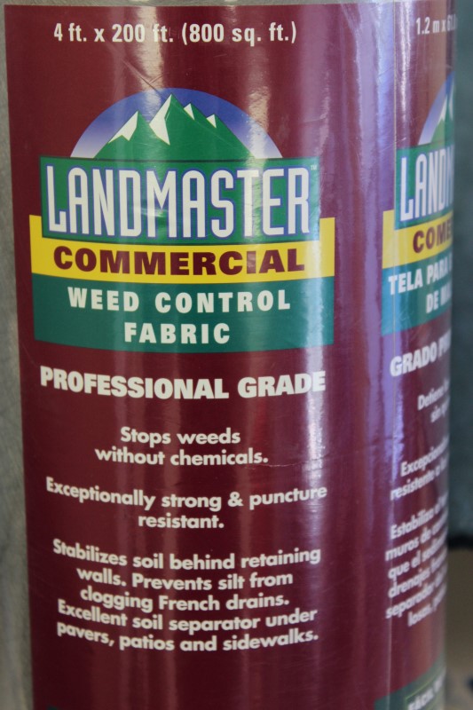 Landmaster Commercial Weed Control Fabric Professional Grade 4'x200