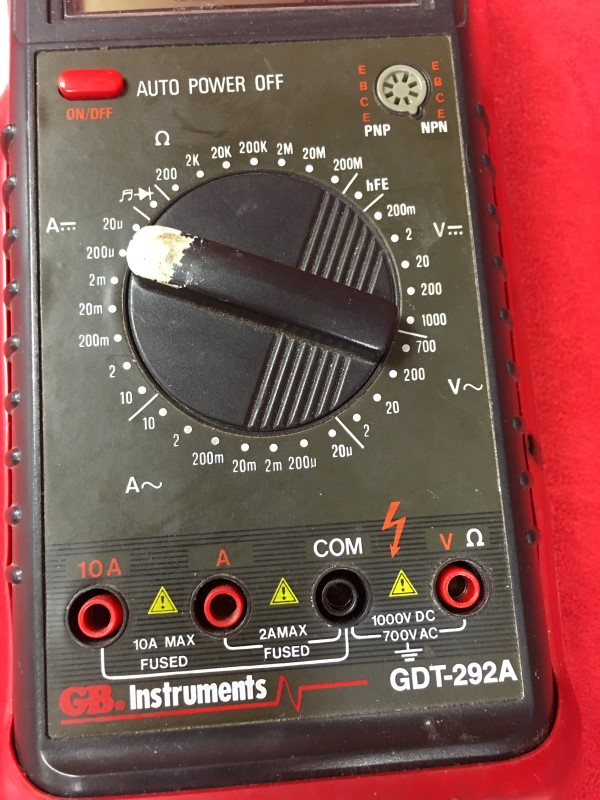 GB INSTRUMENTS GDT292A Multimeter Good Buya