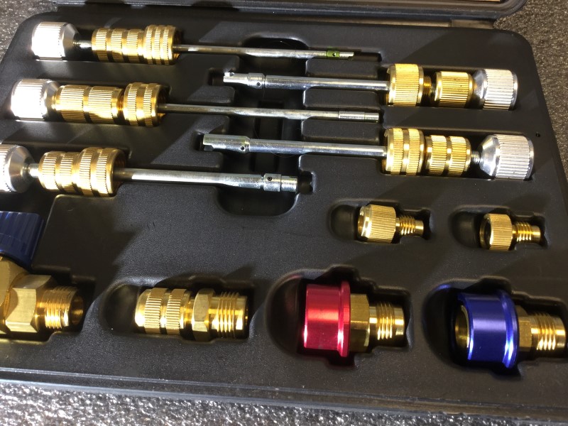 Snap On Tools ACT1297 R12 / R134a Master Kit Valve Core Remover Very