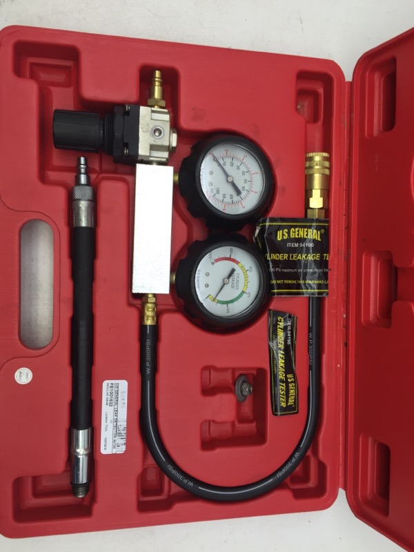 U.S General Cylinder Leakage Tester 94190 Leak Down Tester Very Good Buya